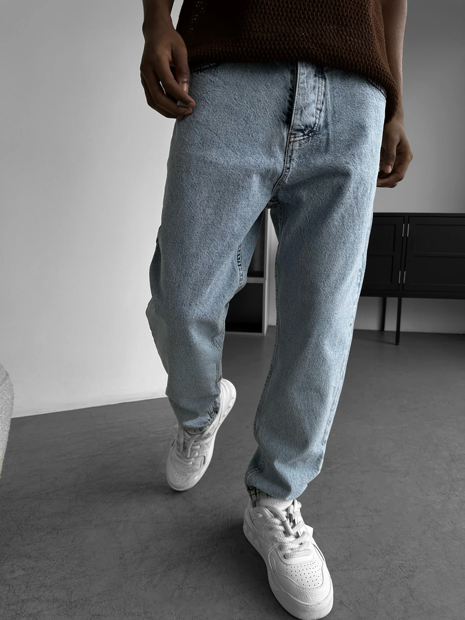 Boyfriend Jeans - Light Blue