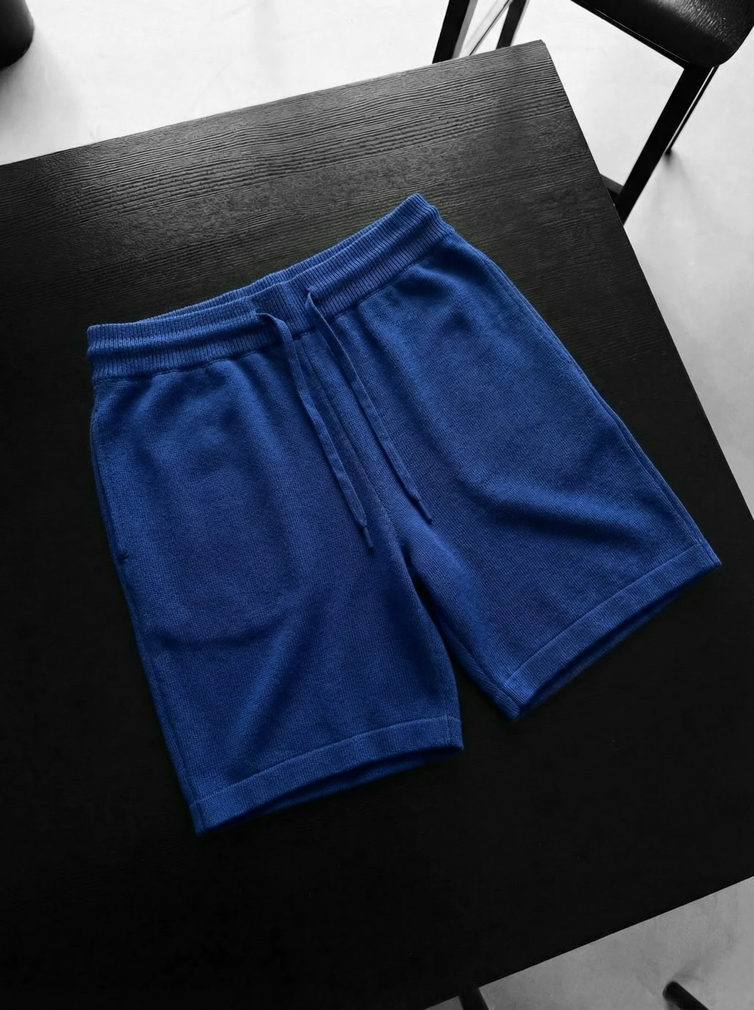 Loose Fit Knit Shorts - Saks