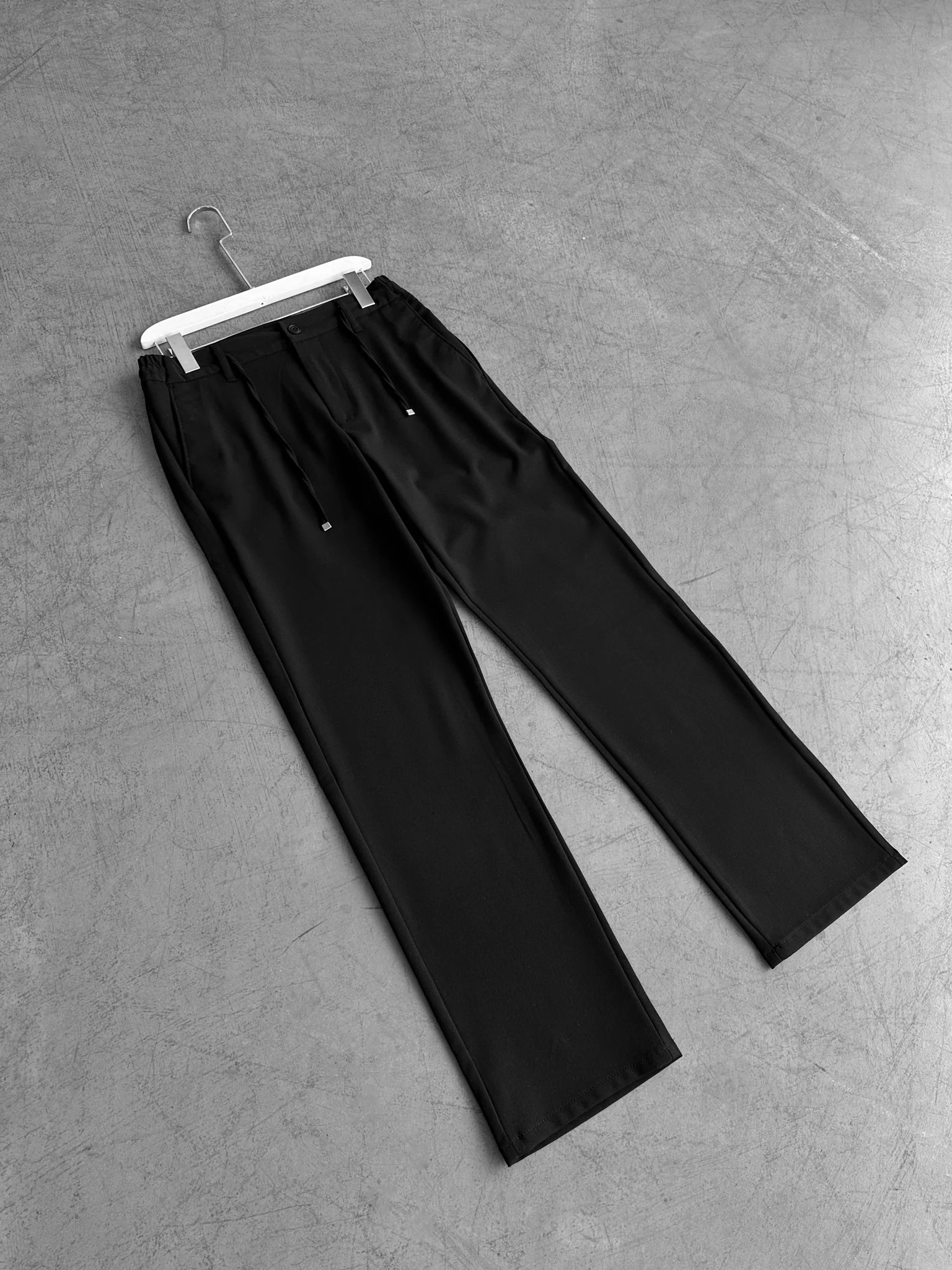 Modern Cut Casual Trousers - Black - Image 2