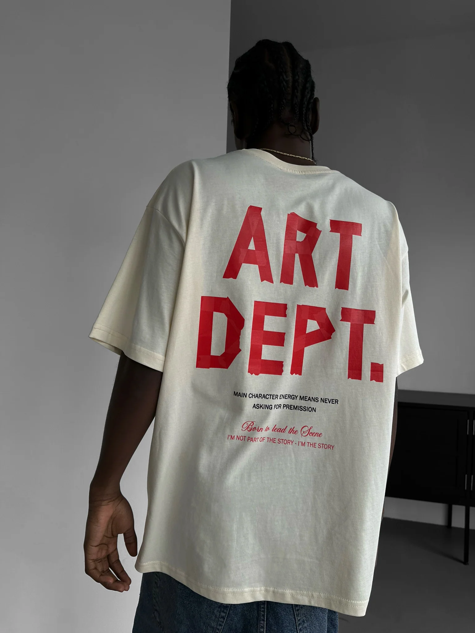 Oversize Art Dept. T-shirt - Antique White