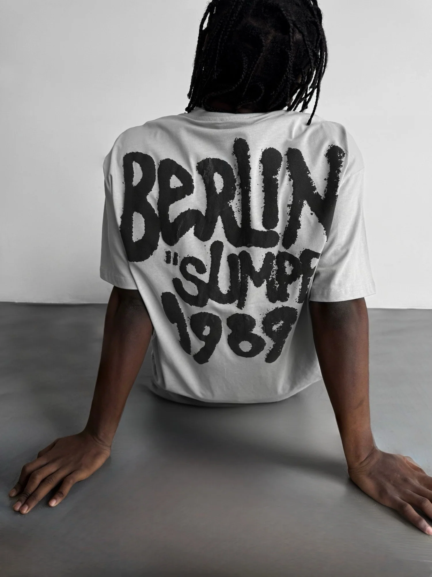 Oversize 'Berlin Sumpf' T-Shirt - Grey