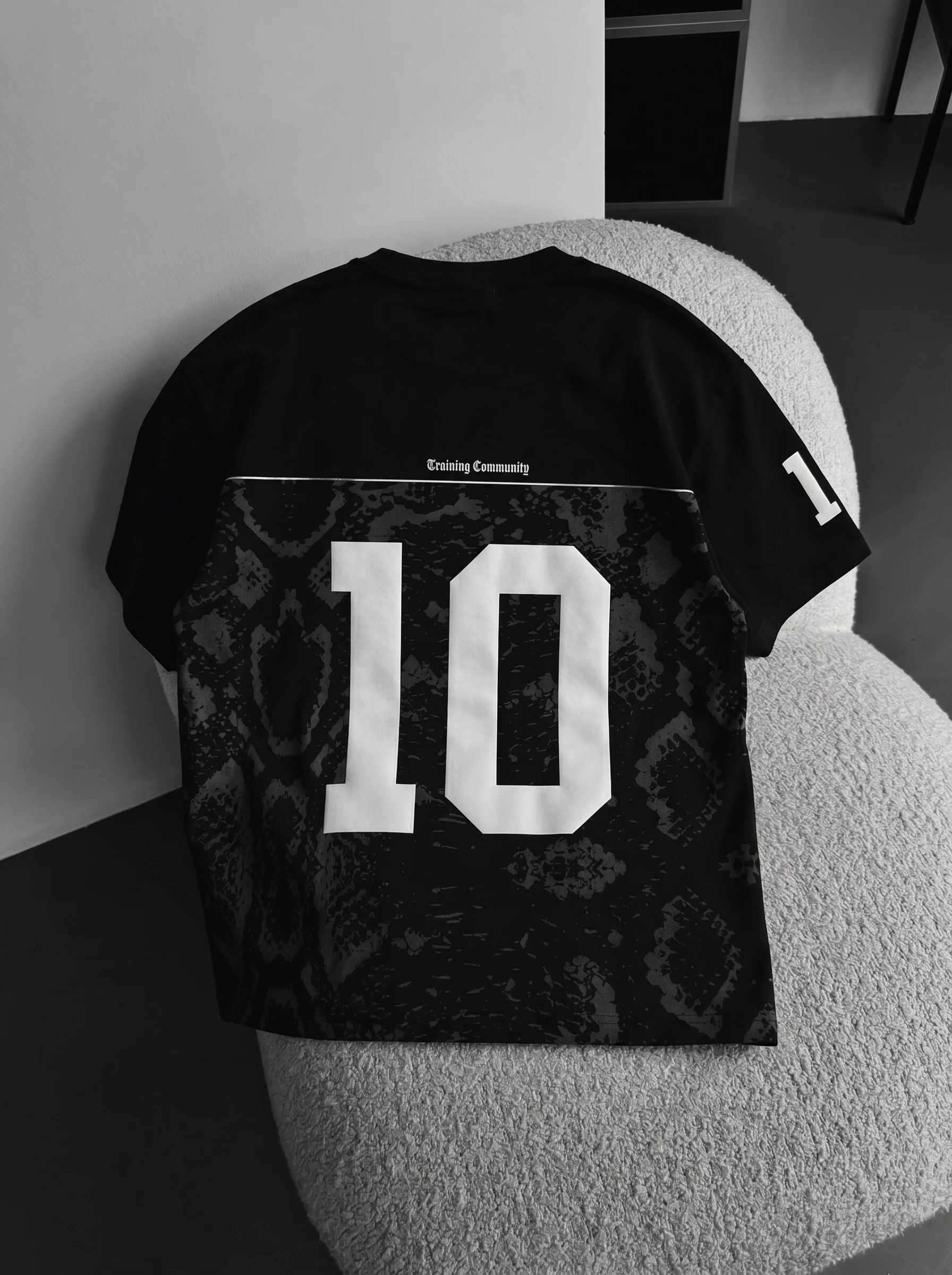 Oversize Brooklyn T-shirt - Black and Anthracite
