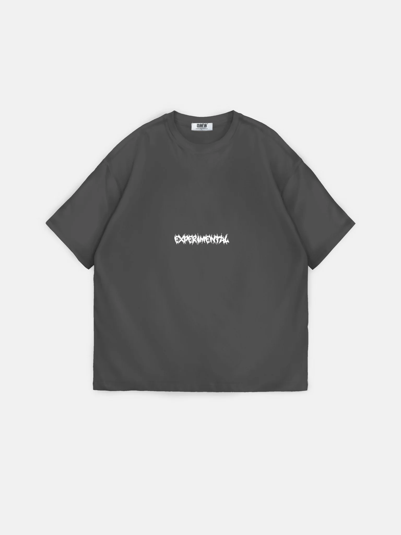 Oversize Experimental T-Shirt - Anthracite - Image 6