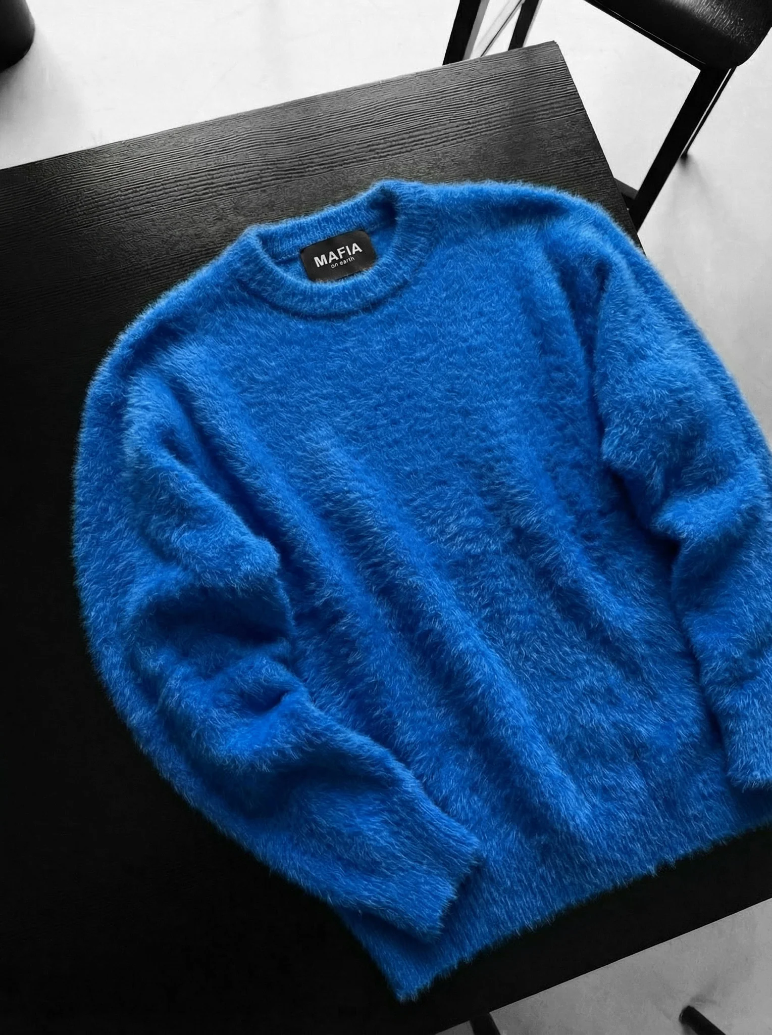 Oversize Hairy Rope Sweater - Light Saks