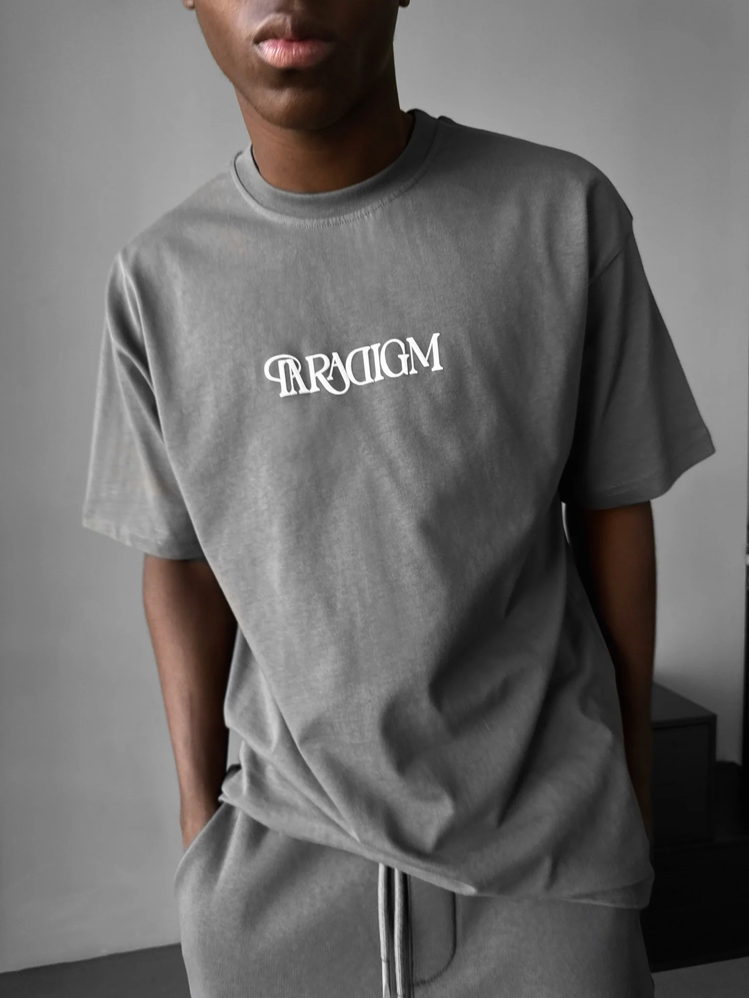 Oversize Paradigm T-Shirt - Anthracite - Image 5