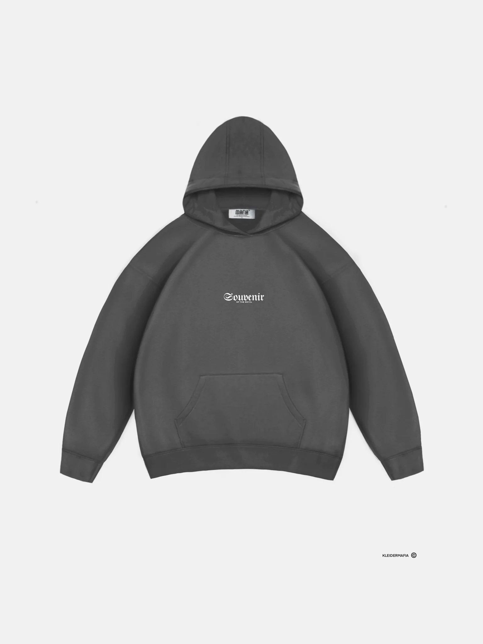 Oversize Souvenir Hoodie - Anthracite - Image 5