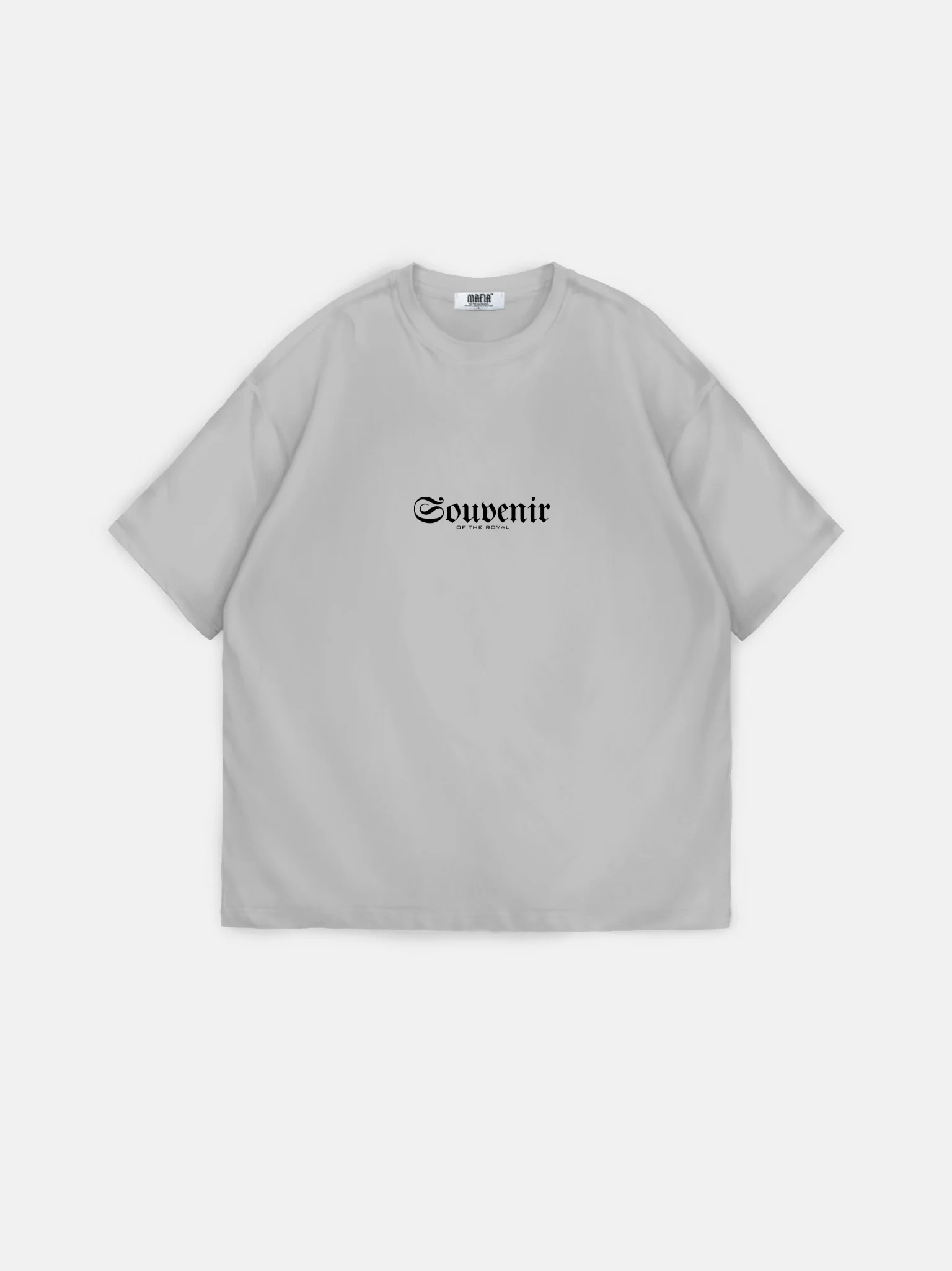 Oversize Souvenir T-Shirt - Grey - Image 6