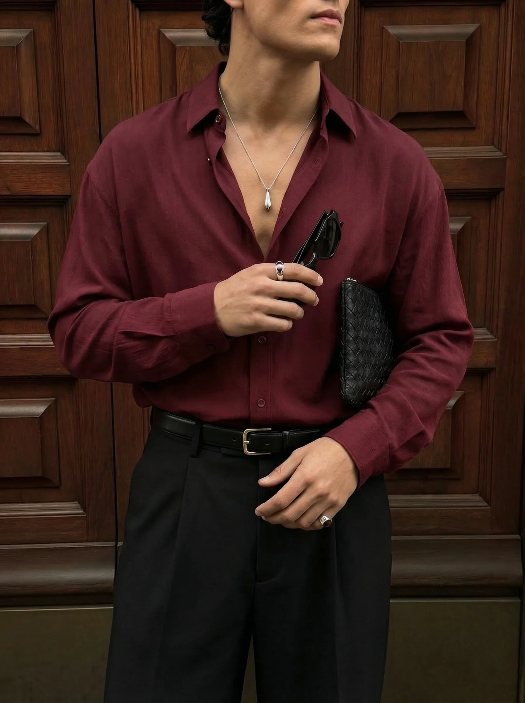 Regular Fit Long Arm Shirt - Port Royale
