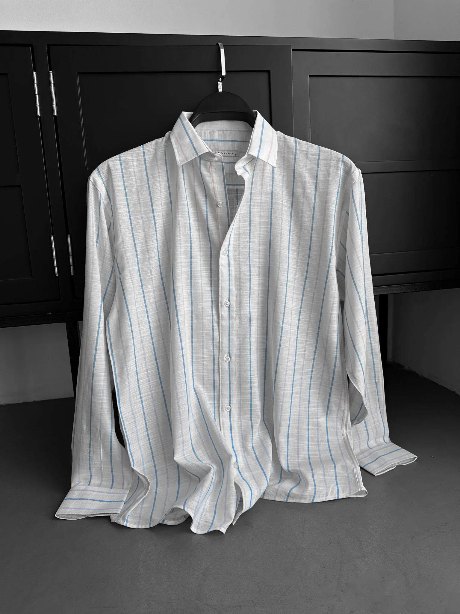 Regular Fit Striped Shirt - Blue