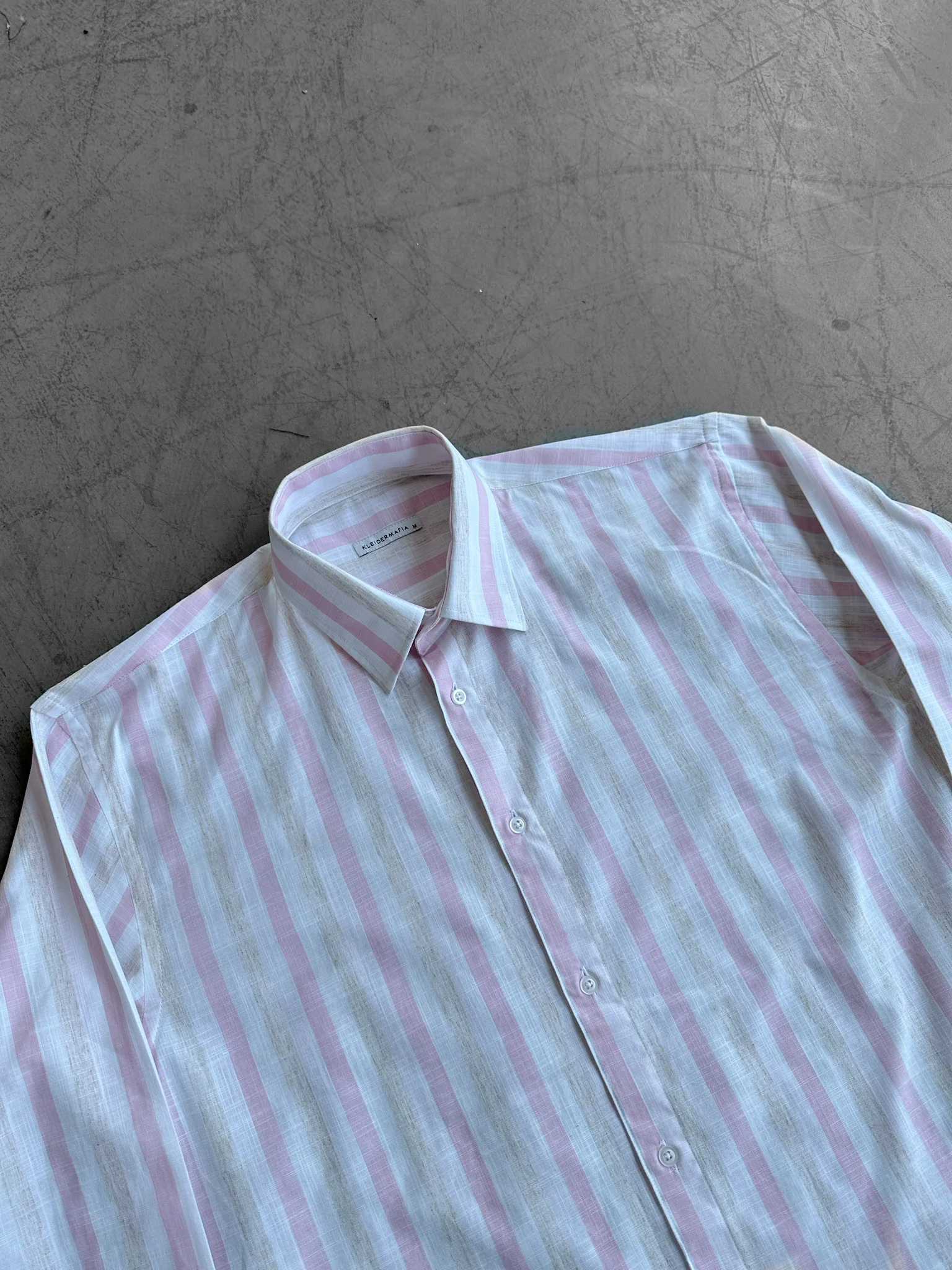 Regular Fit Striped Shirt - Pink